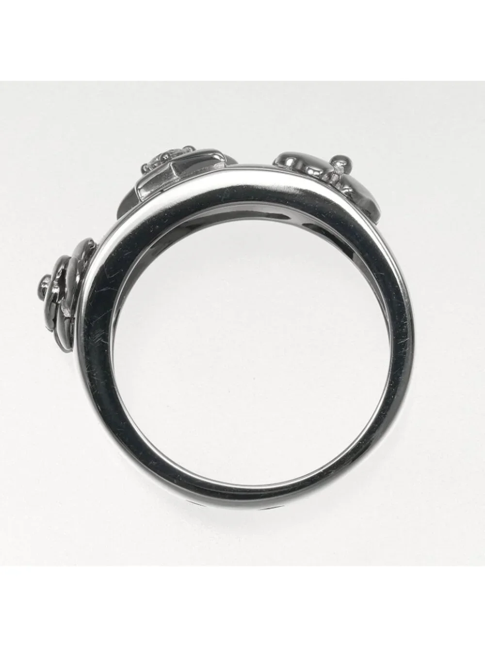 Chanel Three Symbol White Gold Diamond Ring